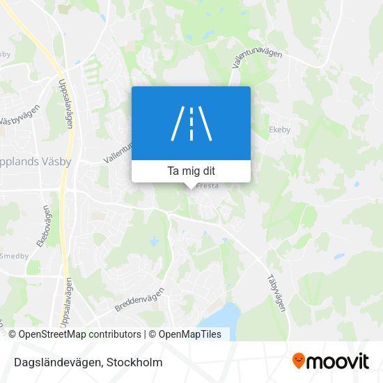 Dagsländevägen karta