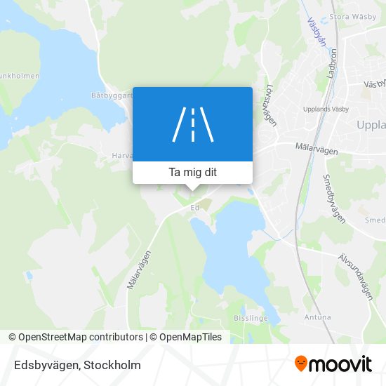 Edsbyvägen karta