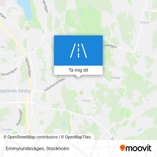 Emmylundsvägen karta