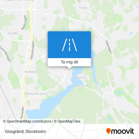 Gösgränd karta