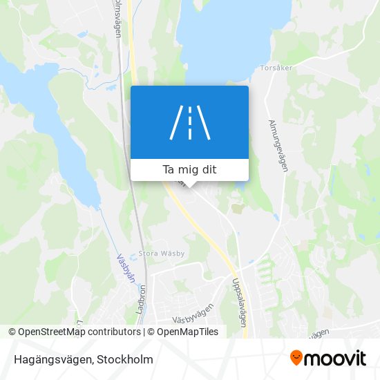 Hagängsvägen karta