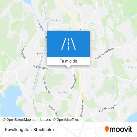 Kavallerigatan karta