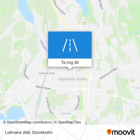 Lidmans Allé karta