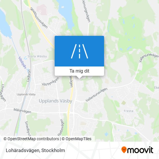 Lohäradsvägen karta