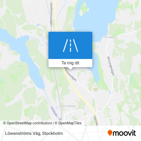 Löwenströms Väg karta