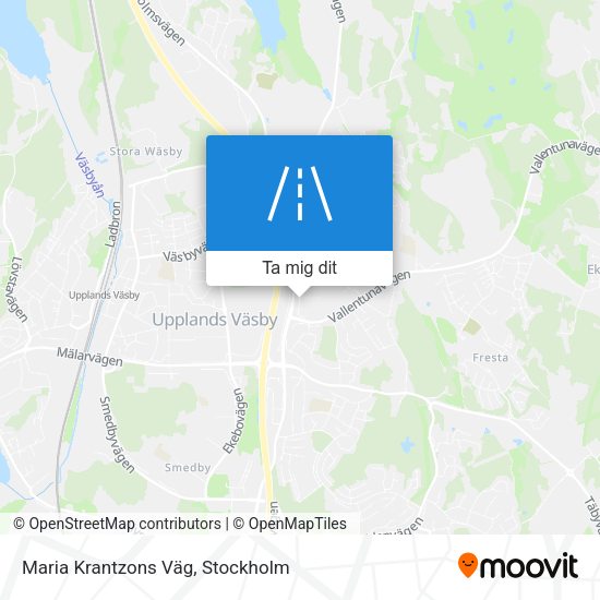 Maria Krantzons Väg karta