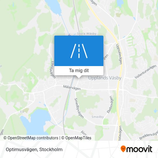 Optimusvägen karta