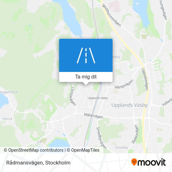 Rådmansvägen karta