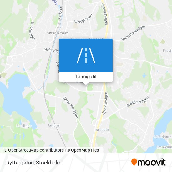 Ryttargatan karta