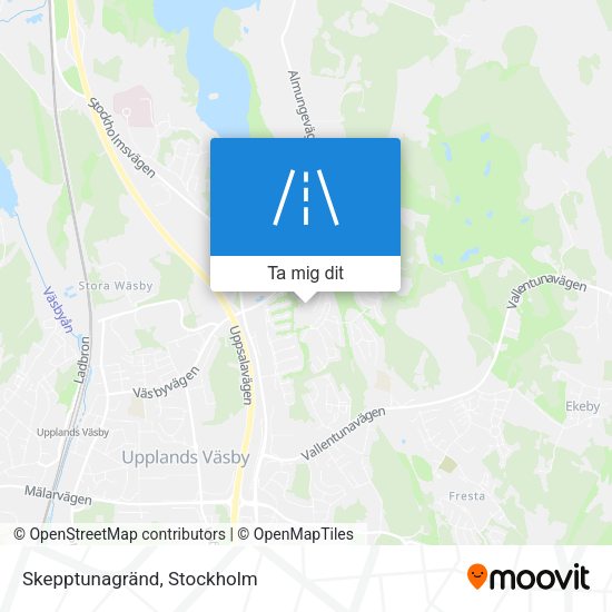 Skepptunagränd karta