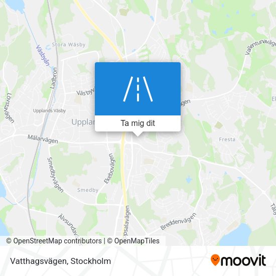 Vatthagsvägen karta