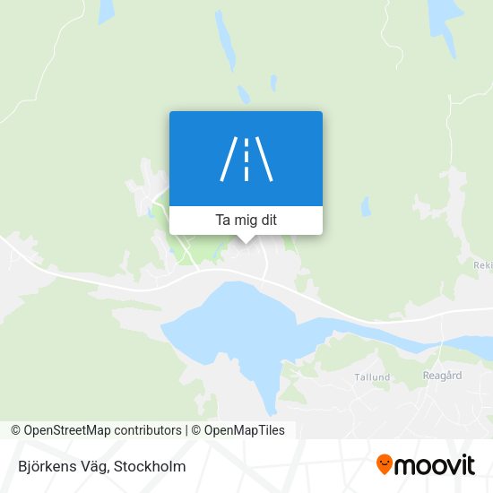 Björkens Väg karta
