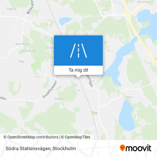 Södra Stationsvägen karta