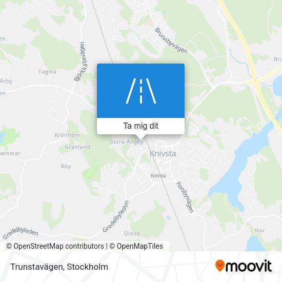Trunstavägen karta