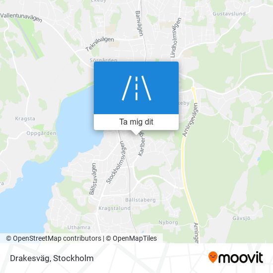 Drakesväg karta