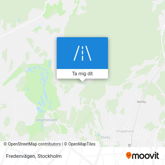 Fredenvägen karta