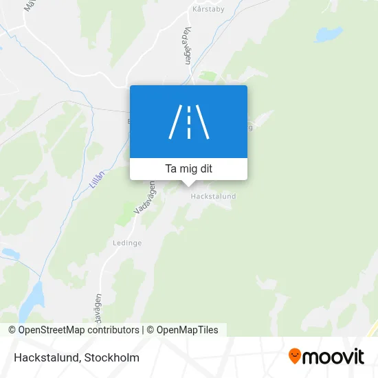 Hackstalund karta