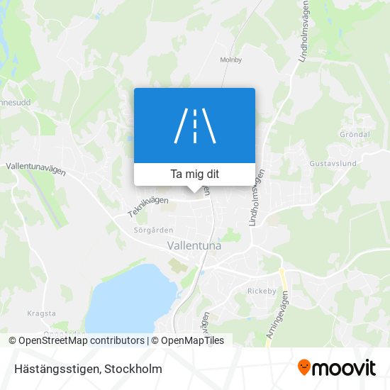 Hästängsstigen karta