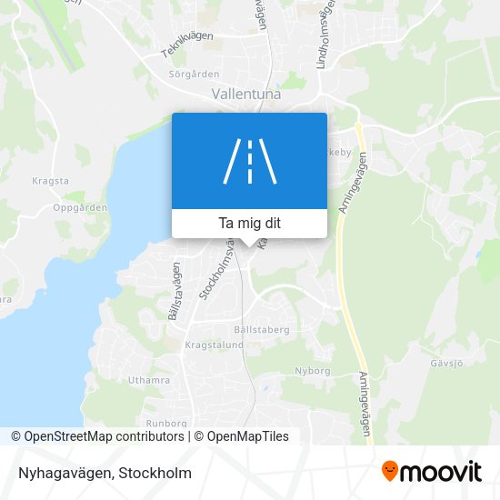 Nyhagavägen karta