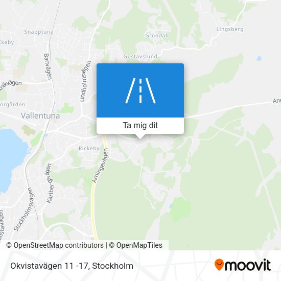 Okvistavägen 11 -17 karta