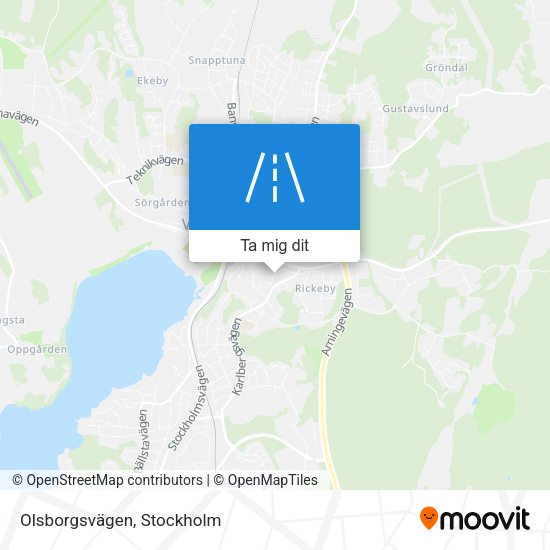 Olsborgsvägen karta