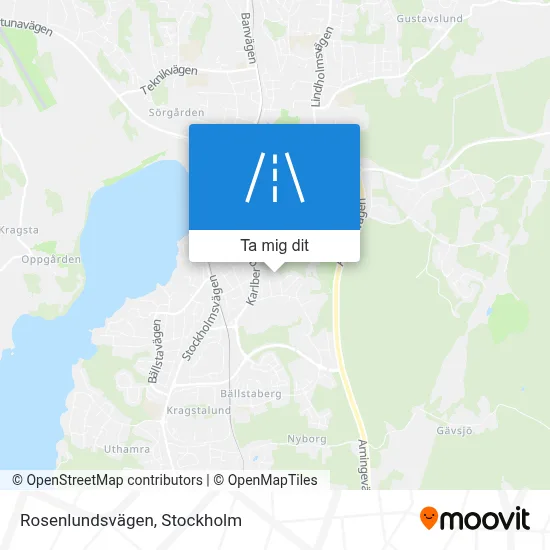 Rosenlundsvägen karta