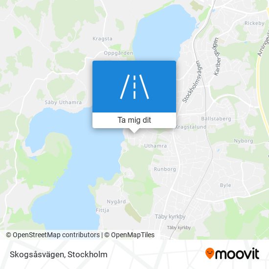 Skogsåsvägen karta