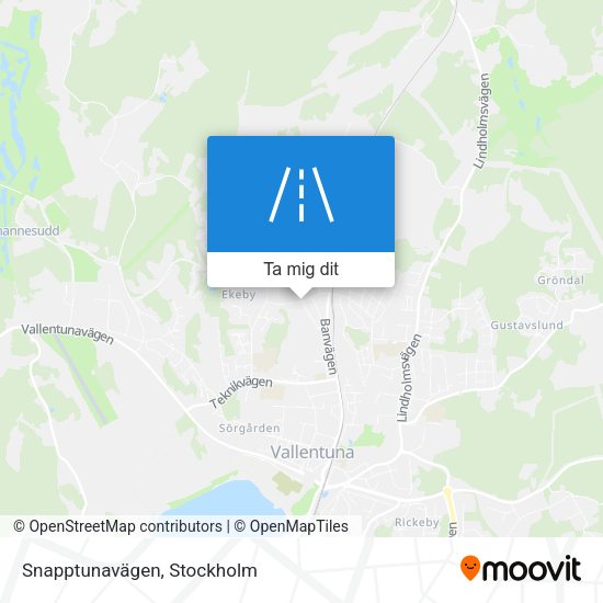 Snapptunavägen karta