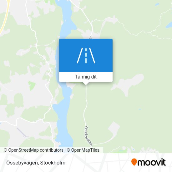 Össebyvägen karta