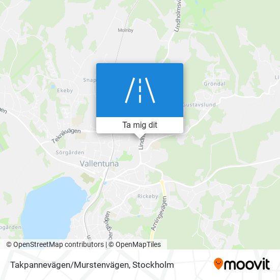 Takpannevägen/Murstenvägen karta