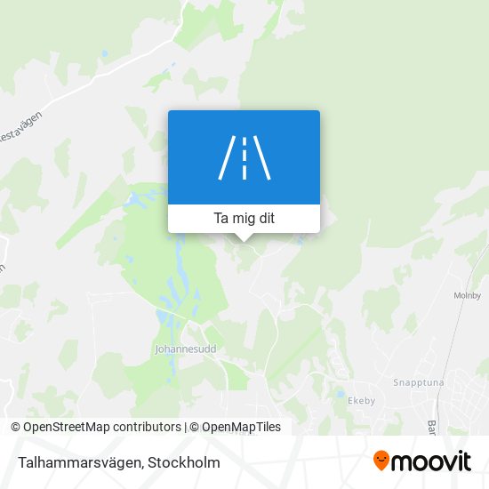 Talhammarsvägen karta