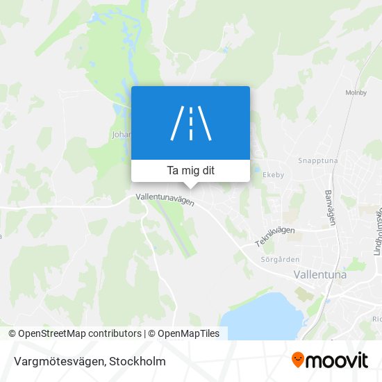 Vargmötesvägen karta