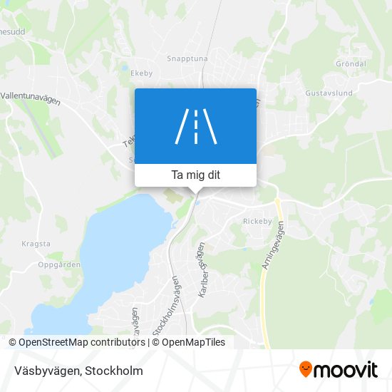 Väsbyvägen karta