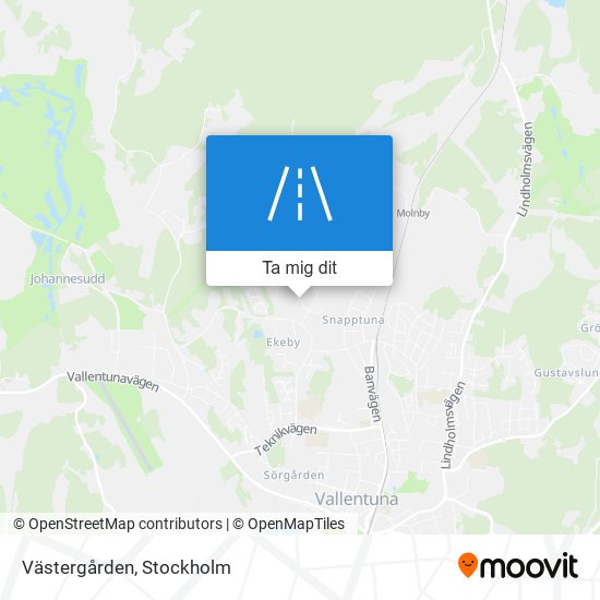 Västergården karta