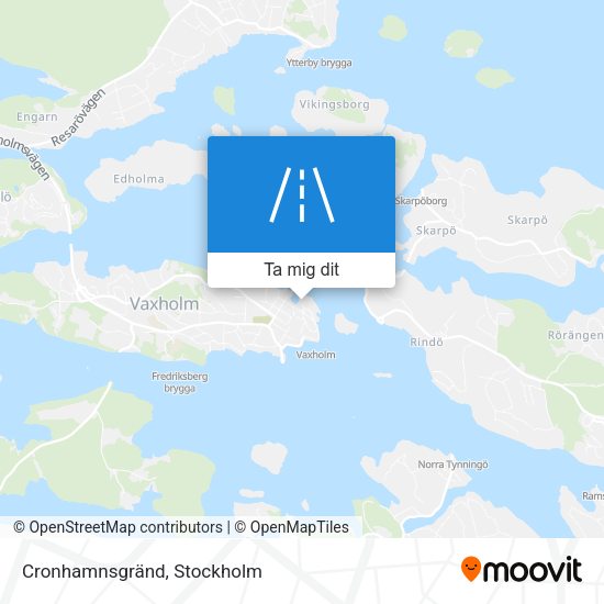 Cronhamnsgränd karta