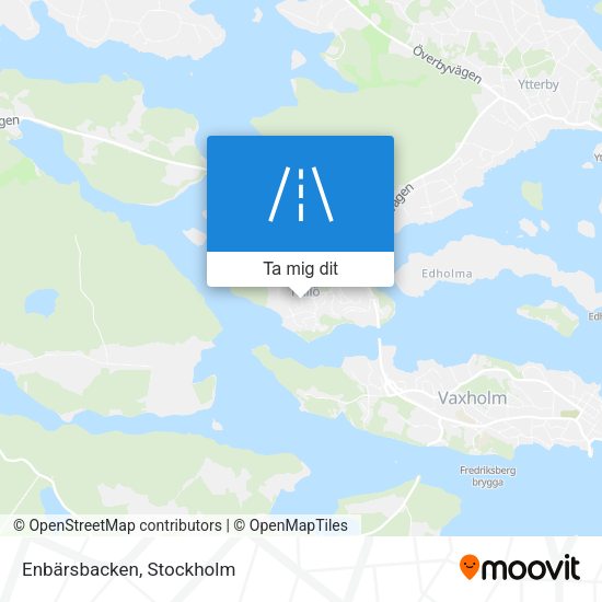 Enbärsbacken karta