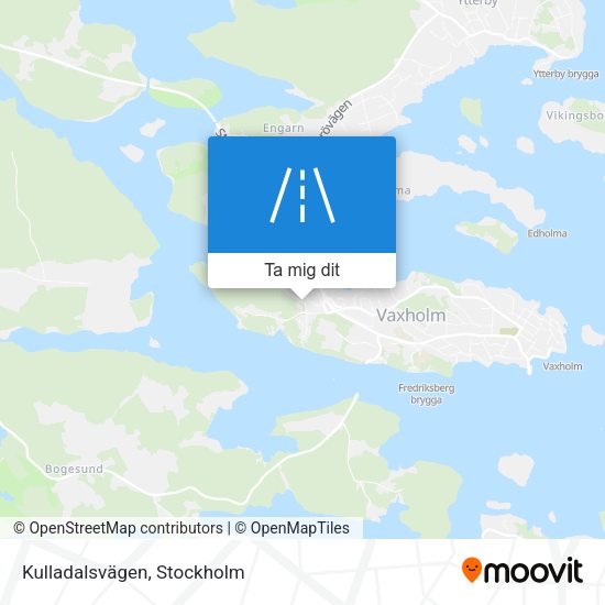 Kulladalsvägen karta