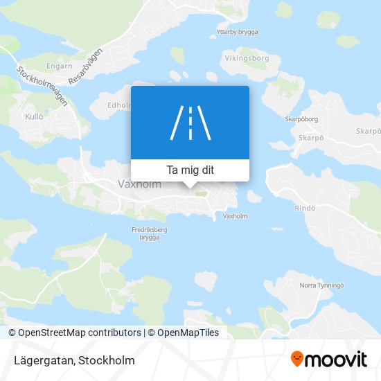 Lägergatan karta