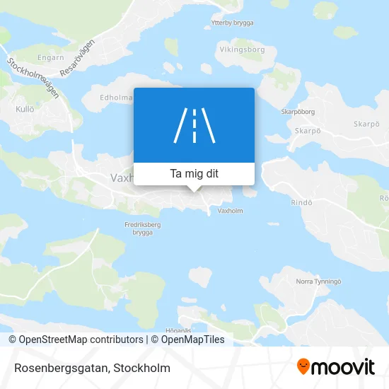 Rosenbergsgatan karta