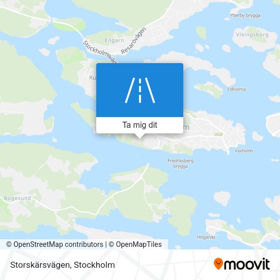 Storskärsvägen karta