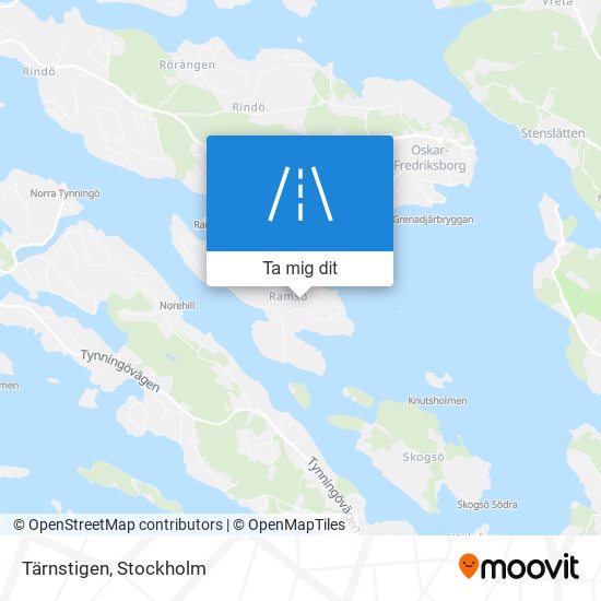 Tärnstigen karta