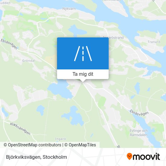 Björkviksvägen karta