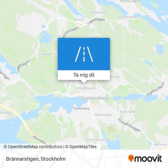 Brännarstigen karta