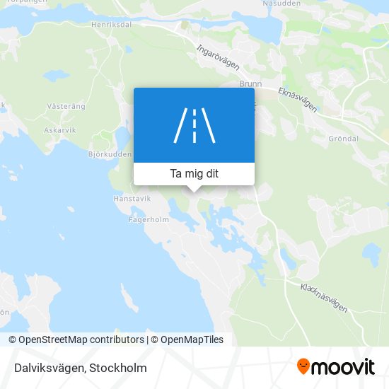 Dalviksvägen karta