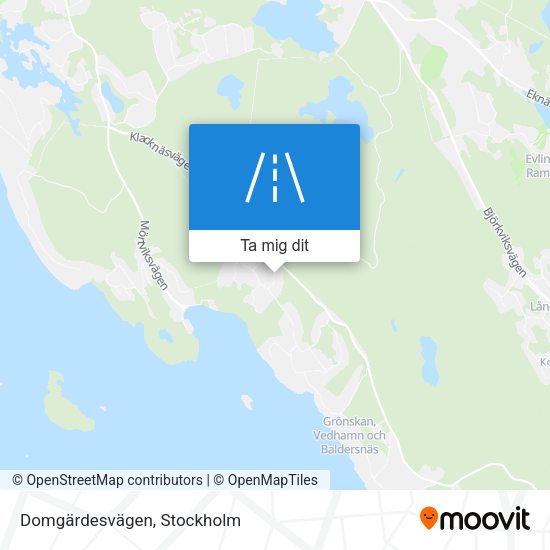 Domgärdesvägen karta