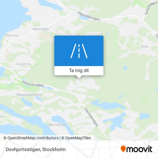 Dovhjortsstigen karta