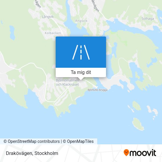 Drakövägen karta