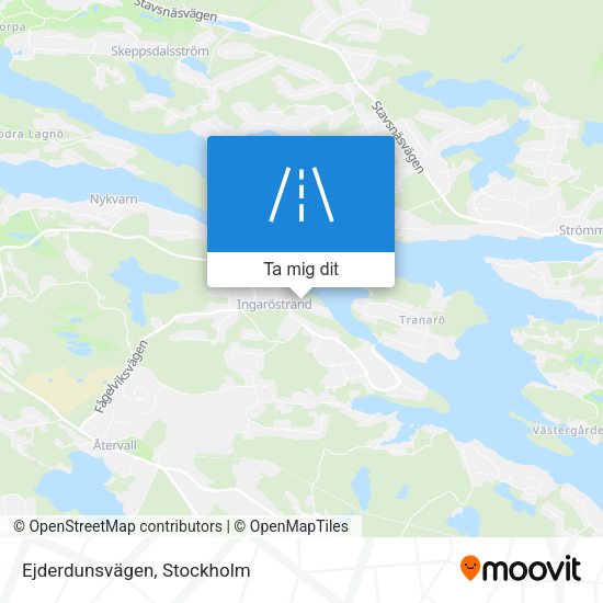 Ejderdunsvägen karta