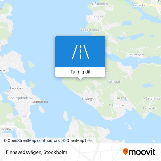 Finnsvedsvägen karta