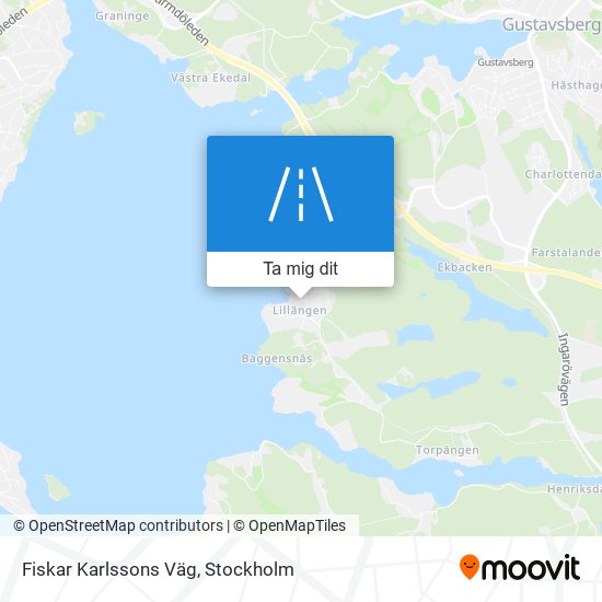 Fiskar Karlssons Väg karta